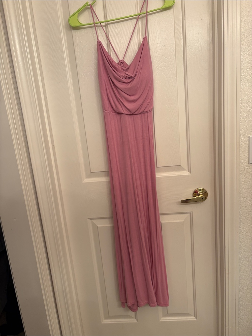 Halara Maxi Dress with Spaghetti Straps, Corset Back